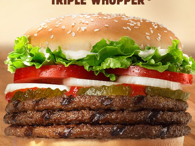 Triple Whopper (solo Panino)